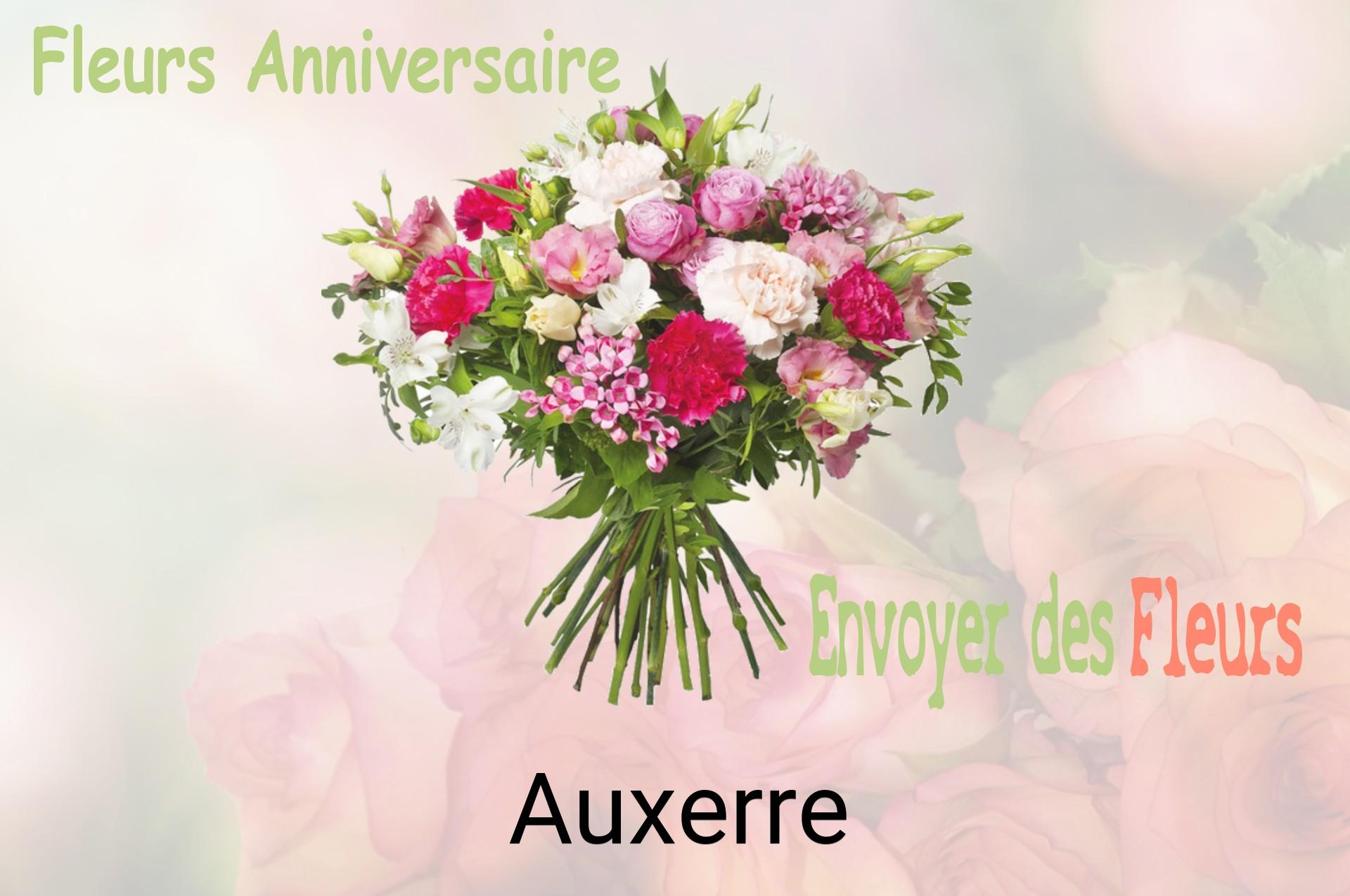 Bouquet de fleurs d’anniversaire livré à Auxerre