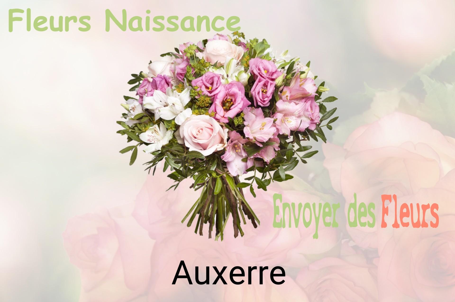 Bouquet de fleurs de naissance livré à Auxerre